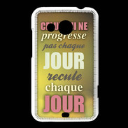 Coque HTC Desire 200 Progresse de jour en jour ZG