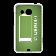 Coque HTC Desire 200 Low Battery vert ZG
