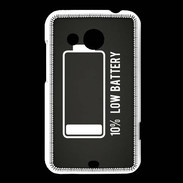 Coque HTC Desire 200 Low Battery noir ZG