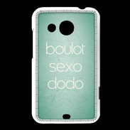 Coque HTC Desire 200 Boulot Sexo Dodo Vert ZG
