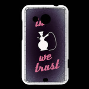Coque HTC Desire 200 In Chicha We trust Rouge ZG
