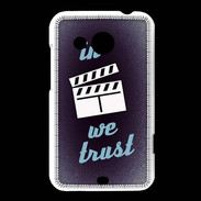 Coque HTC Desire 200 In Ciné We trust Bleu ZG