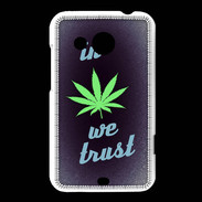 Coque HTC Desire 200 In Weed We trust Vert ZG