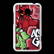 Coque HTC Desire 200 Enfer graffiti PB