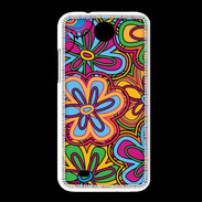 Coque HTC Desire 300 Fond hippie 2