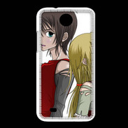 Coque HTC Desire 300 Cute Boy and Girl