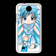 Coque HTC Desire 300 Chibi style illustration of a Super Heroine