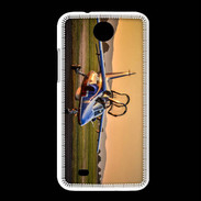 Coque HTC Desire 300 Alfa Jet au couché de soleil