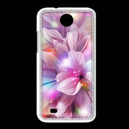 Coque HTC Desire 300 Design Orchidée violette