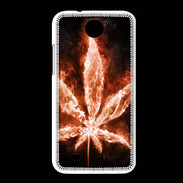 Coque HTC Desire 300 Cannabis en feu