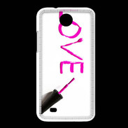 Coque HTC Desire 300 Love avec vernis à ongle