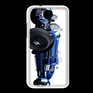 Coque HTC Desire 300 Bugatti bleu type 33