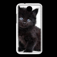 Coque HTC Desire 300 Petit chaton noir