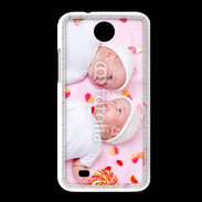 Coque HTC Desire 300 Jumeaux avec bonbons