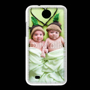 Coque HTC Desire 300 Jumeaux coeur