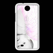 Coque HTC Desire 300 Bébé ailes d'ange rose