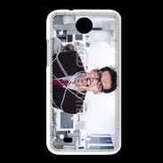 Coque HTC Desire 300 Homme asiatique businessman ligoté glamour