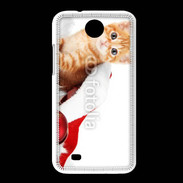 Coque HTC Desire 300 Chaton Noël