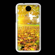 Coque HTC Desire 300 Paysage d'automne ensoleillé