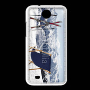 Coque HTC Desire 300 transat et skis neige