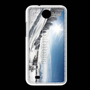 Coque HTC Desire 300 paysage d'hiver 3