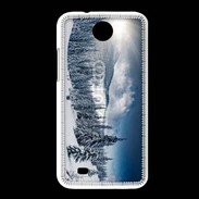 Coque HTC Desire 300 paysage d'hiver 4