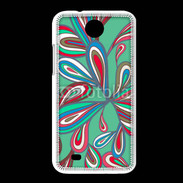 Coque HTC Desire 300 Fond Hippie en vert 