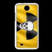 Coque HTC Desire 300 Tête de mort radioactive