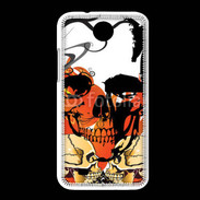 Coque HTC Desire 300 Design Tête de mort