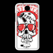 Coque HTC Desire 300 Tête de Mort Bug Addicted