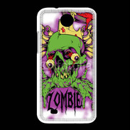 Coque HTC Desire 300 Tête de Mort Zombie 45