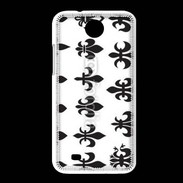 Coque HTC Desire 300 Symbole Fleur de Lys 