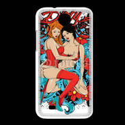 Coque HTC Desire 300 Couple de femme