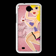 Coque HTC Desire 300 Dessin femme sexy style Betty Boop