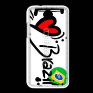 Coque HTC Desire 300 I love Brésil 2