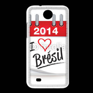 Coque HTC Desire 300 I love Bresil 2014