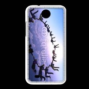 Coque HTC Desire 300 Formation en cercle de parachutistes