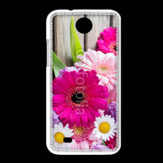 Coque HTC Desire 300 Bouquet de fleur sur bois