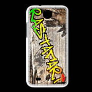 Coque HTC Desire 300 Rastafari graffiti