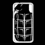 Coque HTC Desire 300 Grenade noire