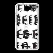 Coque HTC Desire 300 Collection de couronnes de Roi