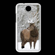 Coque HTC Desire 300 Cerf en hiver 55