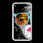 Coque HTC Desire 300 Femme à lunette