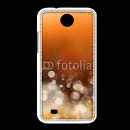Coque HTC Desire 300 Fond bulles ocres