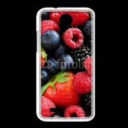 Coque HTC Desire 300 fruits rouges