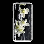 Coque HTC Desire 300 Orchidée blanche Zen 11