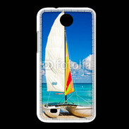 Coque HTC Desire 300 Bateau plage de Cuba