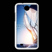 Coque HTC Desire 300 Bateau et couché de soleil 50