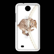 Coque HTC Desire 300 Chaton sur une corde