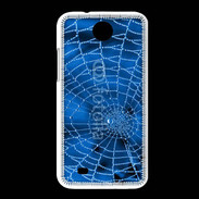Coque HTC Desire 300 Toile d'araignée bleue
